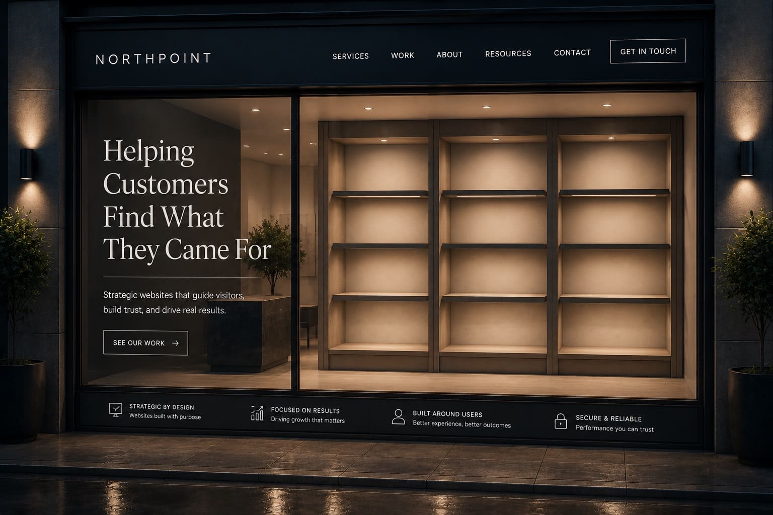 Website Missing the Critical Items
